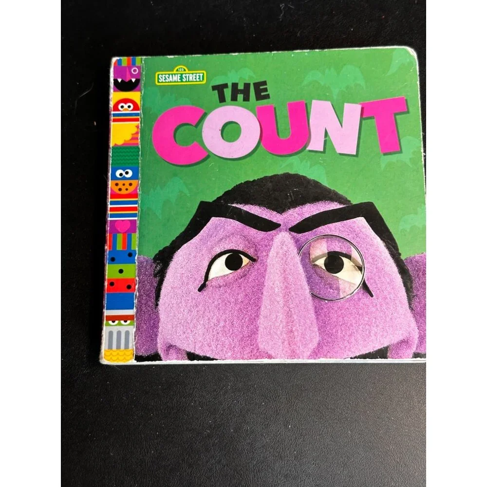 Lot of 6 Sesame Street books Count‎ Bert Ernie Treasury Elmo Cookie Monster